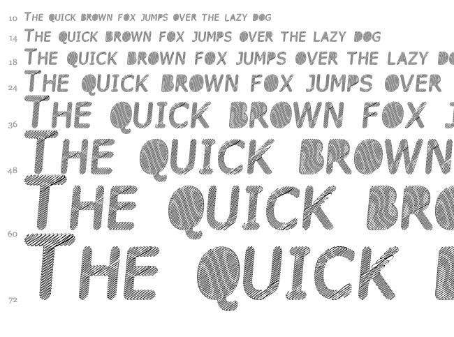 Linka font waterfall