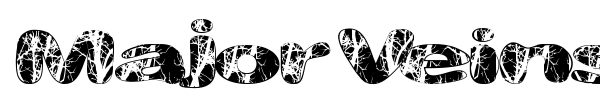 Major Veins font preview