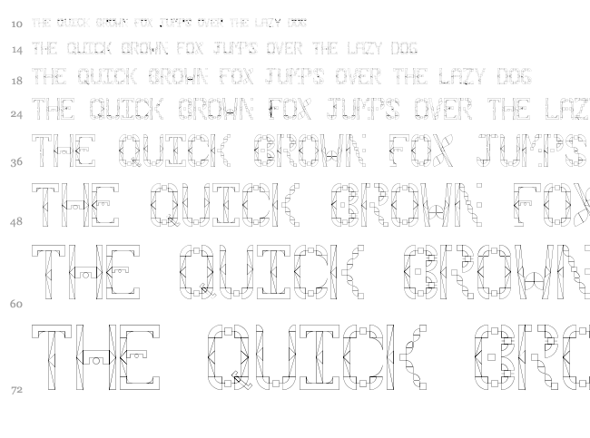 Second Wind font waterfall