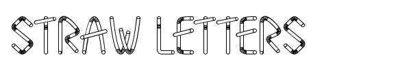 Straw Letters fuente