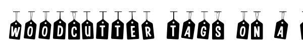 Woodcutter Tags on a Rope fuente