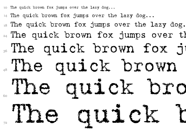 Gabriele Ribbon FG font waterfall