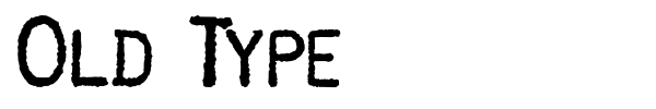Old Type fuente