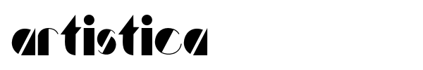 Artistica font preview