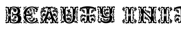 Beauty Initials fuente