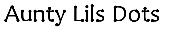 Aunty Lils Dots fuente