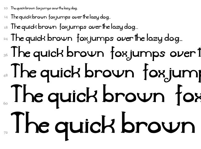 Awelita font waterfall