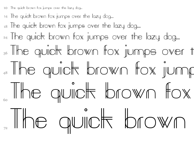 Baddit font waterfall