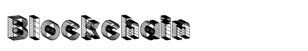 Blockchain font preview