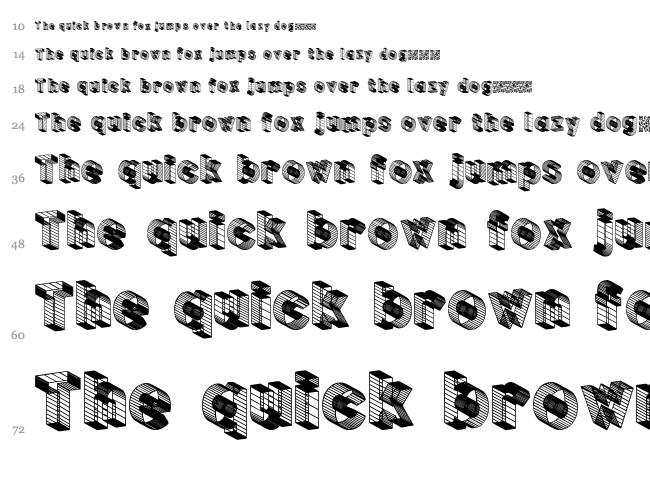 Blockchain font waterfall