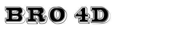 Bro 4D fuente