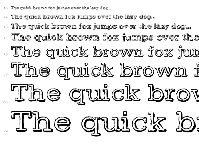 Day Light font waterfall