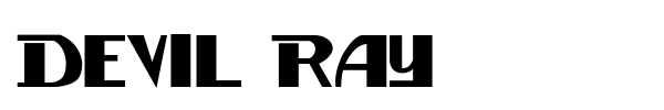Devil Ray fuente