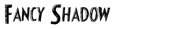 Fancy Shadow font preview