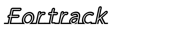Fortrack font preview
