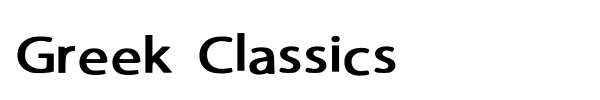 Greek Classics fuente