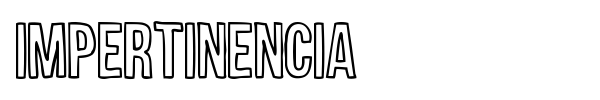 Impertinencia fuente