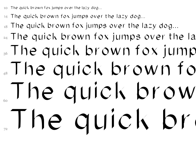 Ipadfont font waterfall
