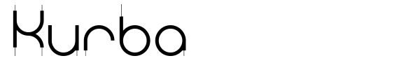 Kurba font preview
