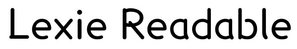 Lexie Readable fuente