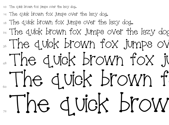 Troublemakers font waterfall