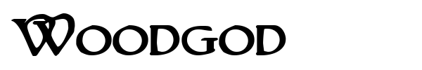 Woodgod font preview