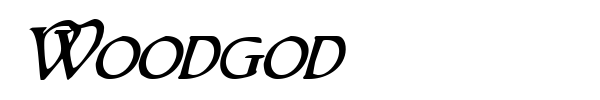 Woodgod font preview
