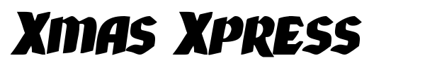 Xmas Xpress fuente