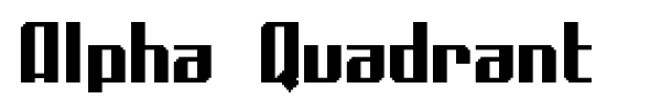 Alpha Quadrant fuente