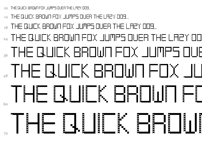 Coolio font waterfall