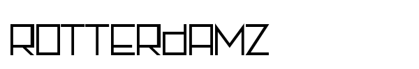 Rotterdamz font preview