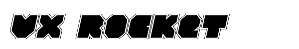 VX Rocket font preview