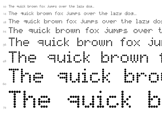 PIDvl font waterfall