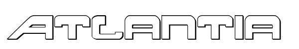 Atlantia font preview
