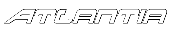 Atlantia font preview