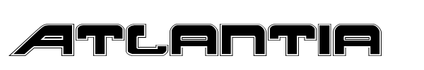 Atlantia font preview