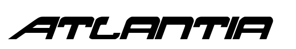 Atlantia font preview