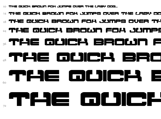 Atlantia font waterfall