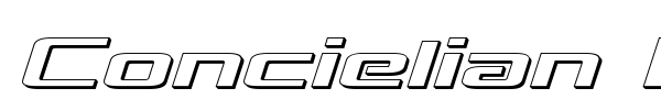Concielian Break font preview