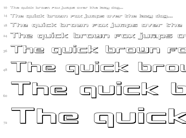 Concielian Break font waterfall