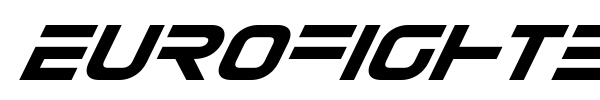 Eurofighter font preview