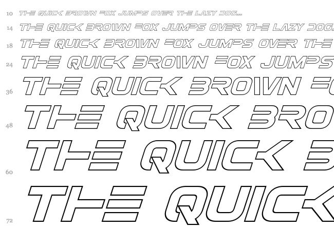 Eurofighter font waterfall