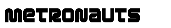 Metronauts font preview