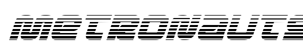 Metronauts font preview