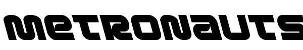 Metronauts font preview