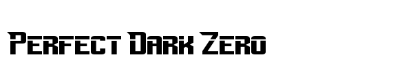 Perfect Dark Zero fuente