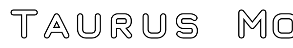 Taurus Mono font preview