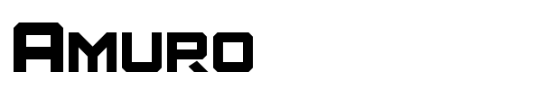 Amuro font preview