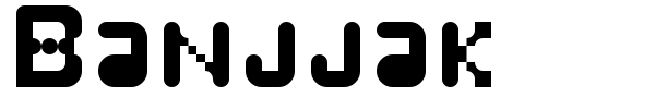 Banjjak font preview