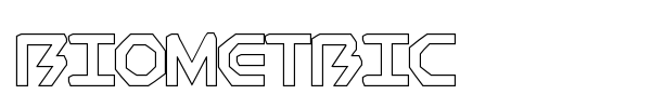 BioMetric font preview